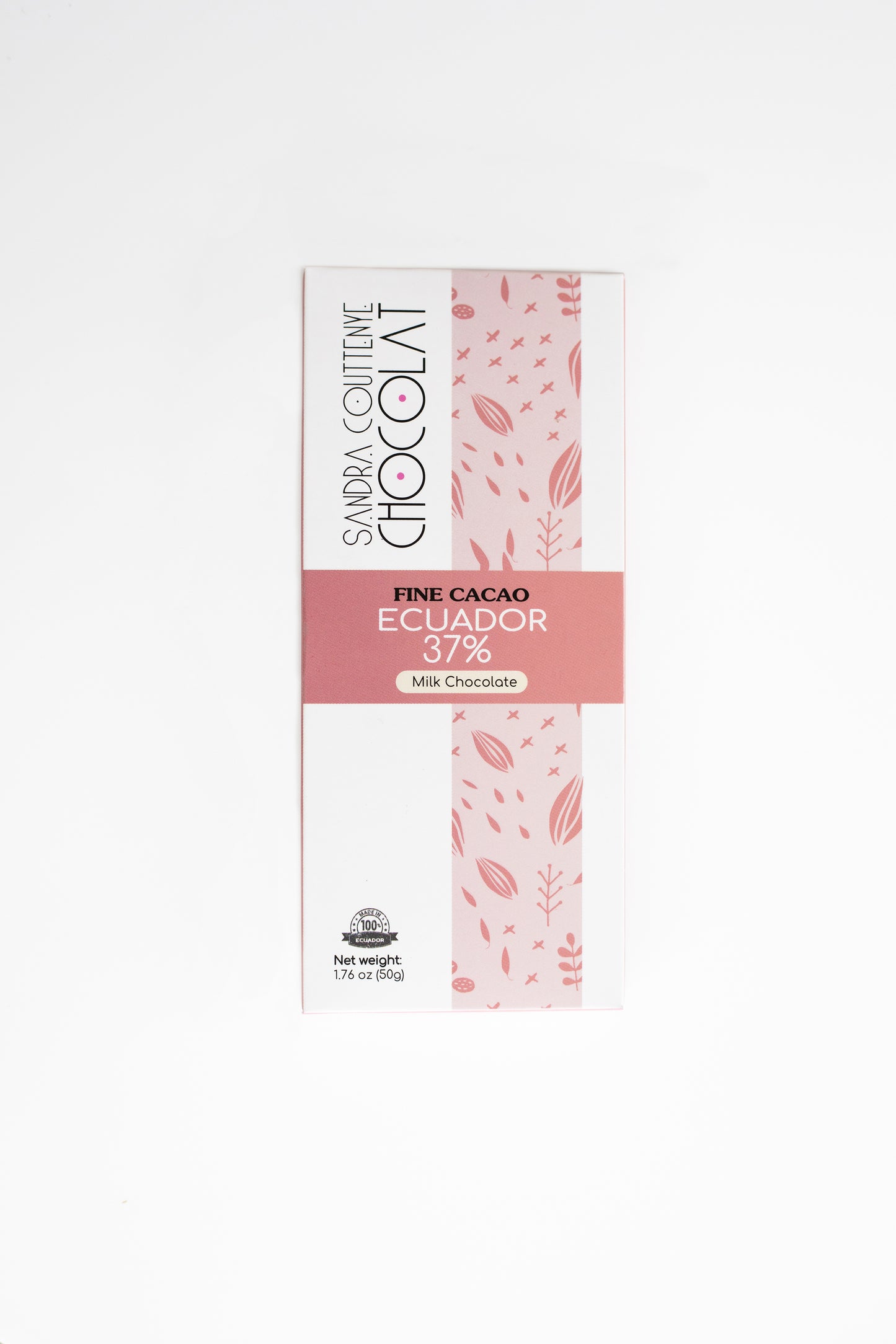 Fine Cacao Ecuador 37%, Milk Chocolate (Pack of 4)