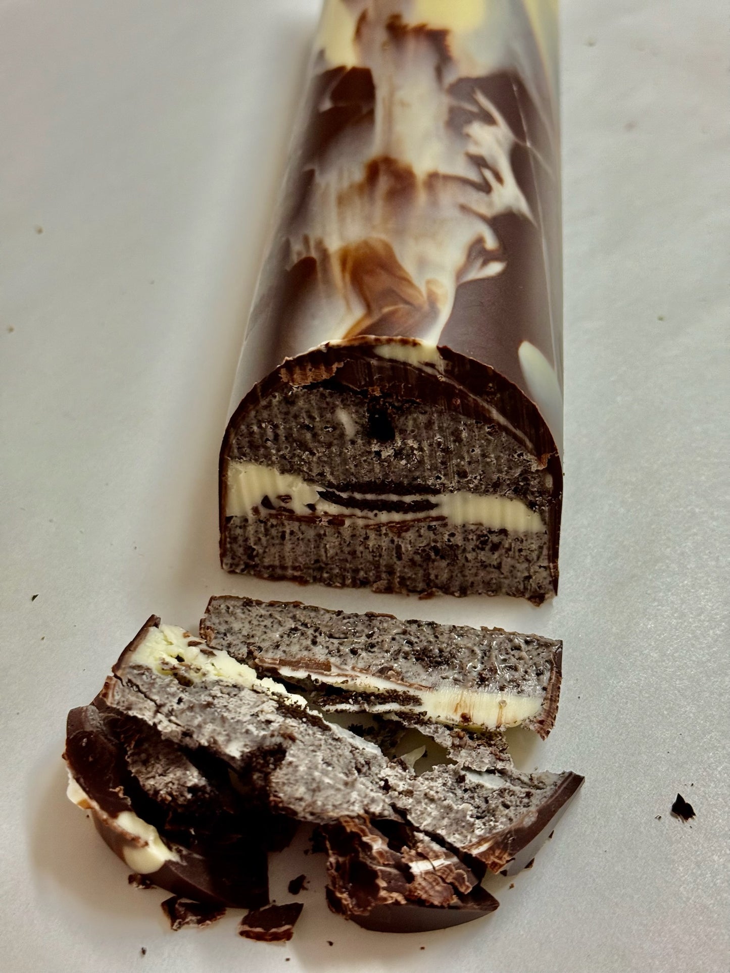 Cookies and Creme Log